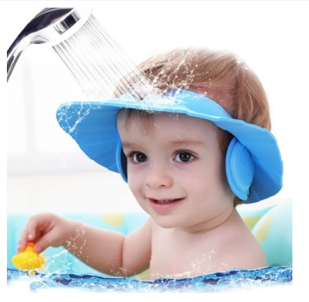 Adjustable Baby Shower Cap With Ear Shield