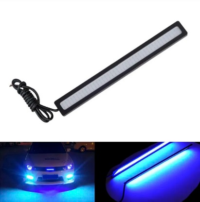 2PCS 17cm Waterproof Daytime Running ICE Blue LED Car COB Lights DRL Driving Running Lamp 12V Day Light