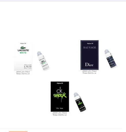 Aromas Heaven Rollerball Roll On Perfume 3 in 1 Combo Pack 6ml For Men