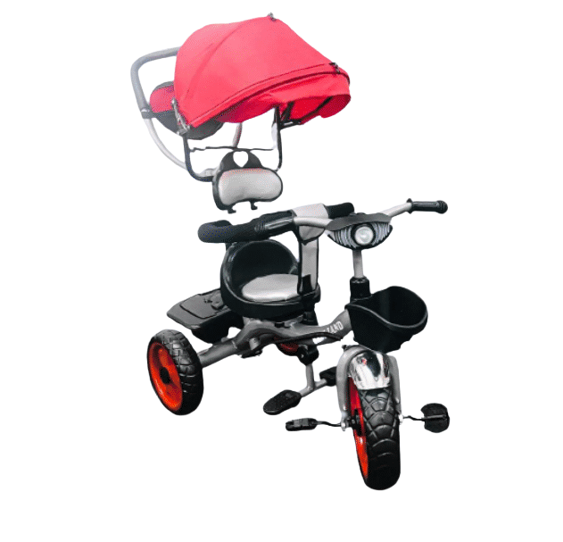 Kids 4 in 1 Baby Tricycle With Hood And Lights (TS5544)