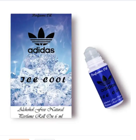 Ice cool - Branded Rollerball Attar Roll On Perfume Oil - 6ml / Alchohol free 100%(null)