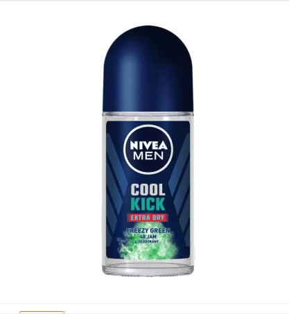 NIVEA Men Cool Kick Extra Dry 50Ml Deodorant Originals ​48 Hours