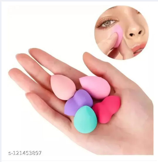 Small Size Makeup Sponge & Beauty Blender | Flawless for Liquid, Cream, & Powder Application (Small Size Set of 4)
