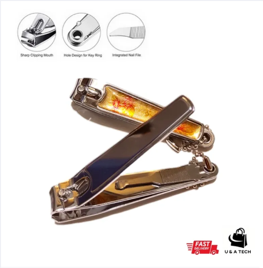 Nail Cutter High Quality Silver Color stainless Steel 1Piece