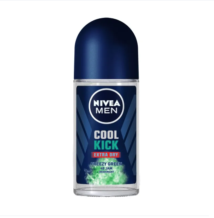 NIVEA Men Cool Kick Extra Dry 50Ml Deodorant Originals ​48 Hours