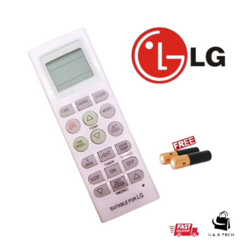 LG Inverter AC Remote Controller & Free Batteries