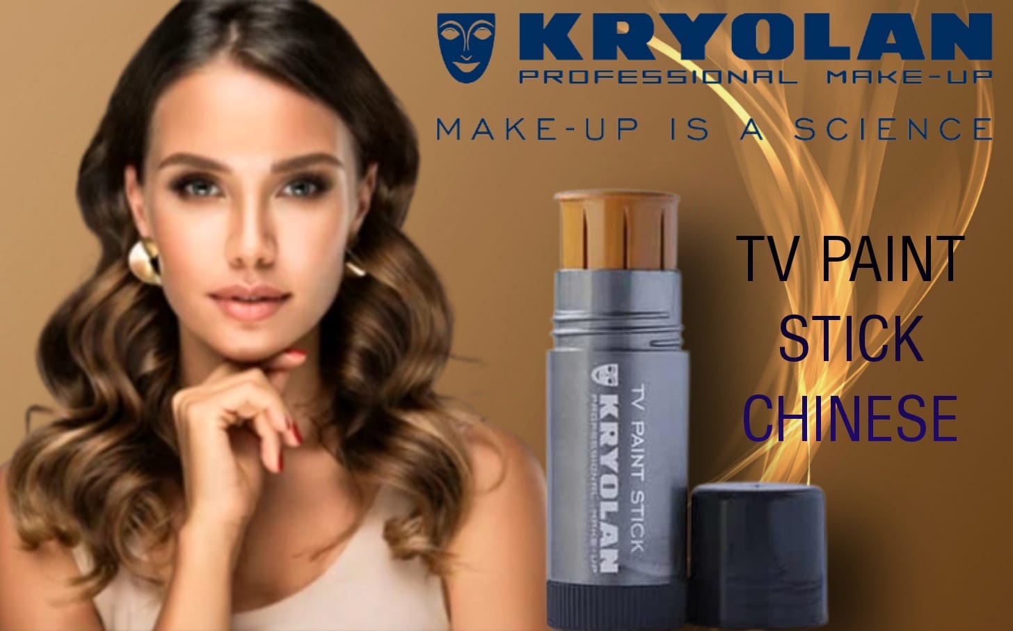 kryolan professional make up tv paint stick foundation - chinese