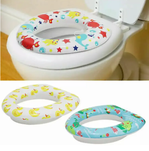 Baby seat cover/Kids Toilet seat Cover for Western Toilet, Potty Training Seat for Boys and Girls, Fits Round & Oval Toilets, Durable Potty Trainer for Baby with Handles