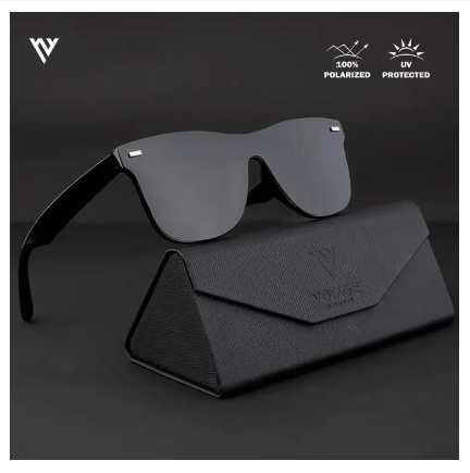 Sunglasses luxury sheds For Men & Women Round Black Silver Sunglasses