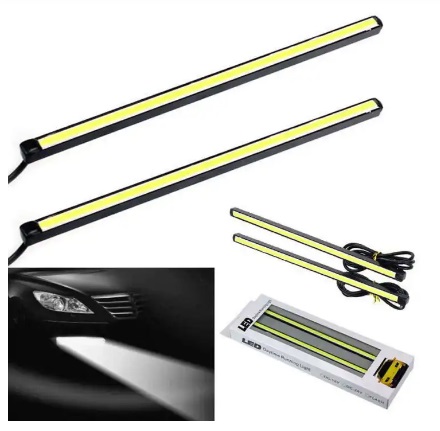 Car 02Pcs Ultra Bright 12V Daytime Running Lights White