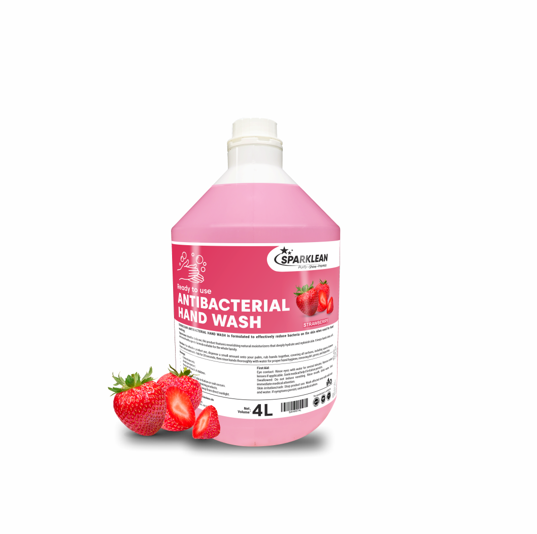 Sparklean Antibacterial Handwash Strawberry 4L
