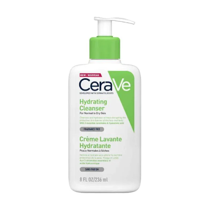 CeraVe Hydrating Cleanser For Normal To Dry Skin 236ml