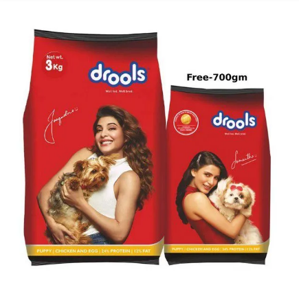 Drools Puppy Dog Dry Food 3Kg (700g Free)
