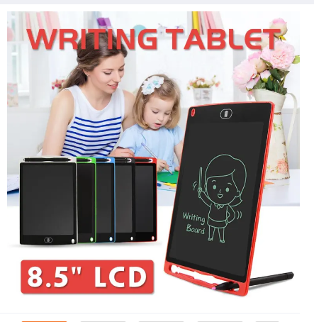 Kids Drawing Writing LCD Tablet Children's Activity Tab With Writing Pen 8.5 Inches Screen Size