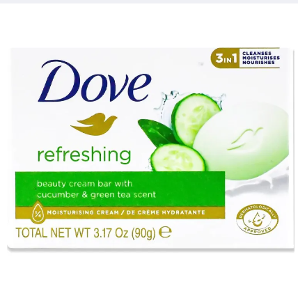 Dove Soap Bar Refreshing with Cucumber & Green Tea 90G