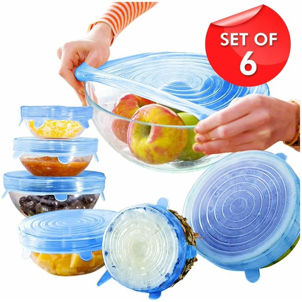 Silicone Lids Food Cover 6PCS set