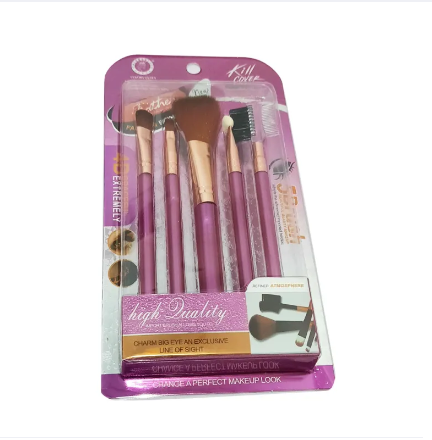 5 Pcs Set Of Makeup Brush Kit, Feather Fashion Brush Set, Beauty Makeup Set