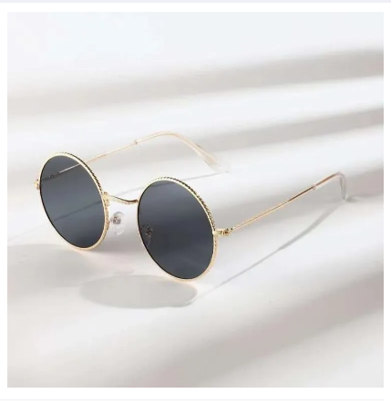 Eaza Round Frame Sunglasses For Men & Women Vintage High Quality Brand Designer Fashion Retro Sunglasses.