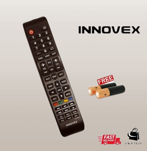 Innovex LED/LCD TV Remote Controller AD1497 & Free Batteries