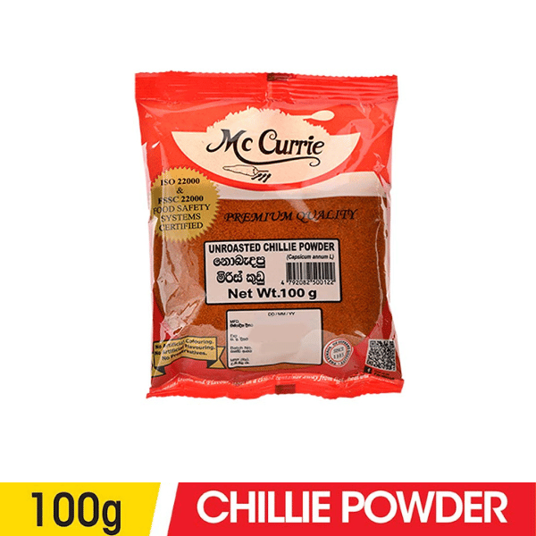 Mc Currie Raw Chilli Powder  100.00 g