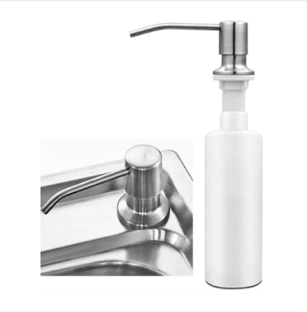 Portable Detergent Soap Dispenser Kitchen Sink Liquid Soap Lotion Dispensers Bathroom Accessories Tools Stainless Steel Head