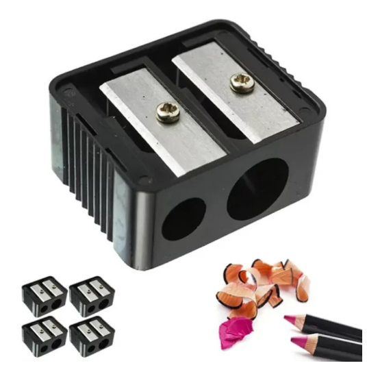 Dual Cosmetic Pencil Sharpener