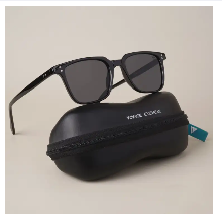 Sunglasses luxury sheds For Men & Women Round Black Silver Sunglasses