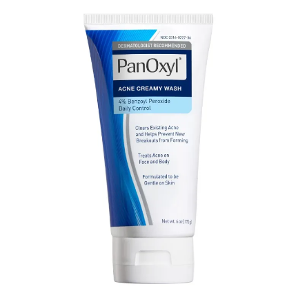 PanOxyl 4% Creamy Facial Treatment Wash - Unscented - 6oz