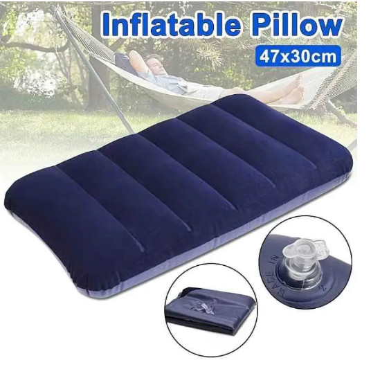 Portable Inflatable Air Bed Travel Pillow Cushion for Outdoor Camping Hiking Backpacking Travel