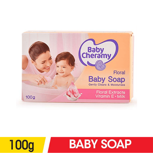 Baby Cheramy Floral Moisturising Soap - 90.00 g