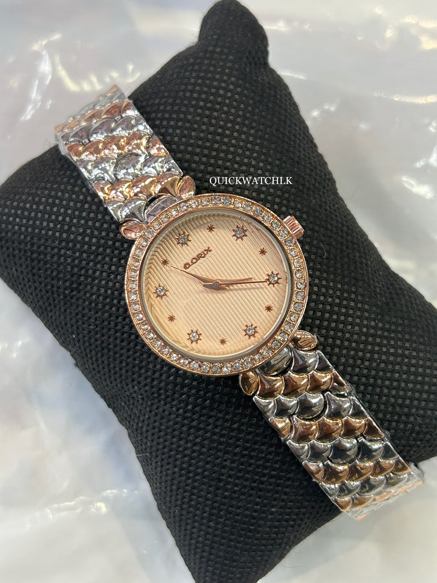 Women Casual TWOTONE Watch