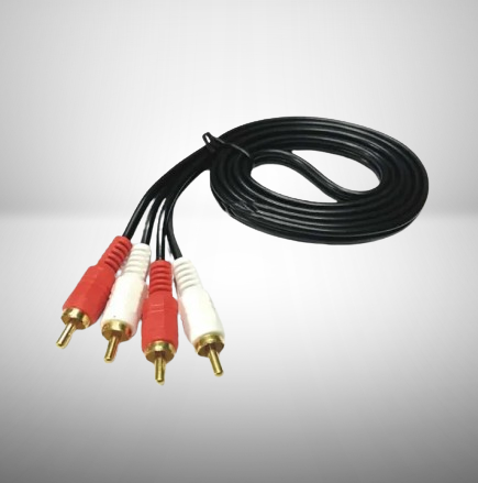 2 RC Cable / 2 RC to 2 RC Cable - 1.5 M Length