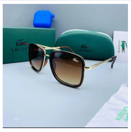 Lacost Fashion Sunglasses For Men & Women High Quality Brand Designer Retro Sunglasses.