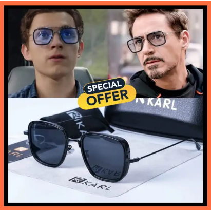 Iron man sunglasses Fashion Metal Sunglasses For Men & Women Premium Brand Design Sunglasses