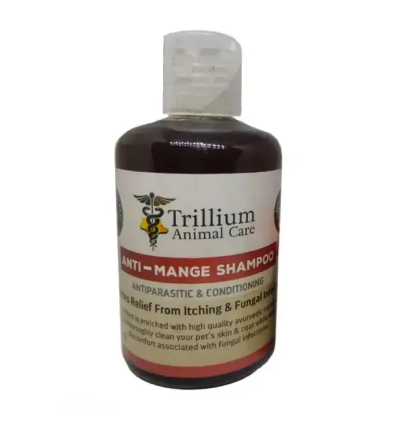 Trillium Anti-Mange Shampoo 225ml For Cat & Dog Rash Out Treatment Shampoo