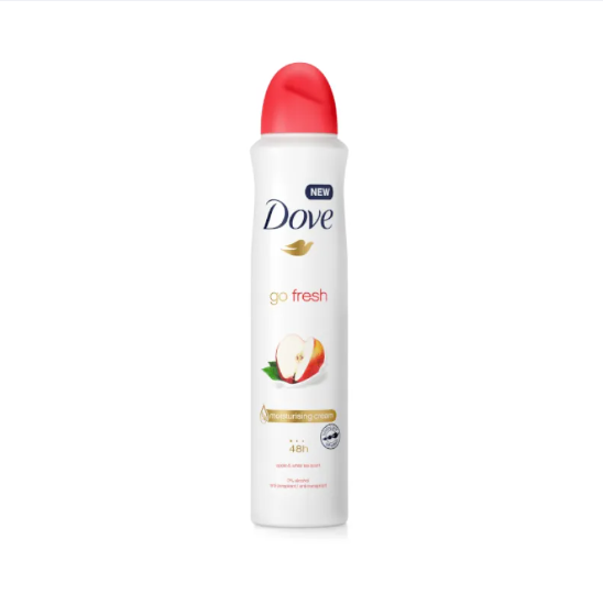 Dove Go Fresh Apple & White Tea. 0% Alchohol Deodorant Spray 250 Ml. 4 Ratings