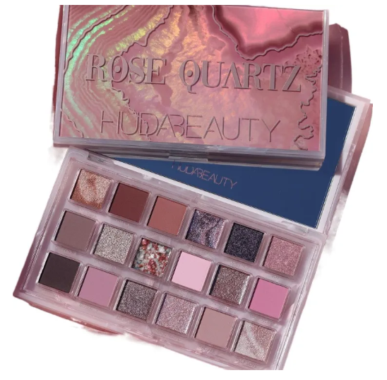 Huda Beauty Rose Quartz Eyeshadow Palette- First Copy