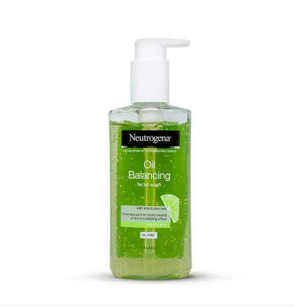 Neutrogena Oil Balancing Facial Wash With Lime And Aloe Vera 200ml