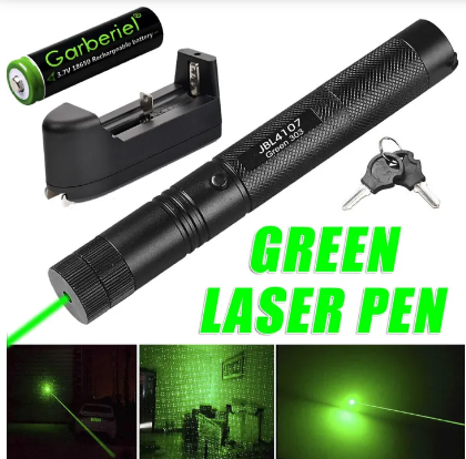 10KM distance military grade green laser 303 pointer - Green and Red