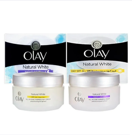 OLAY Natural Day And Night Cream 50G (2 in 1 Pack)