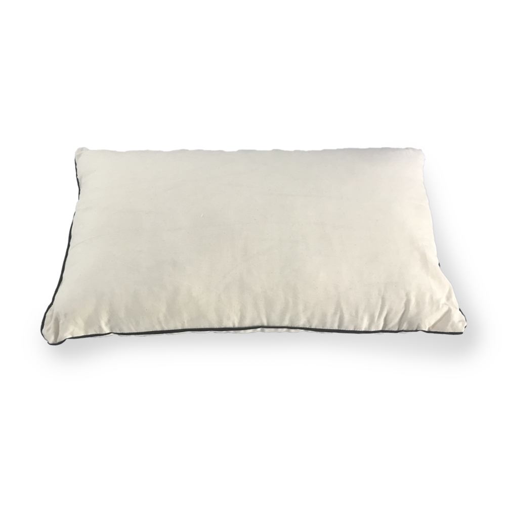 Latex Organic Crush Pillow - 18*27" - White