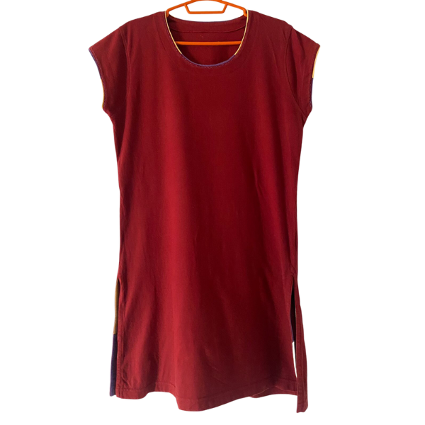 Red Casual Long Top women | size L