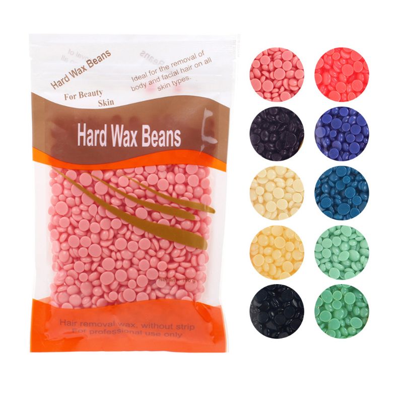 Premium Wax Beads | For Hair Removal - Wax Beeds | Hard Wax Beans for Full Body, Face, Arms, Legs | Assorted Colour, 100 gm