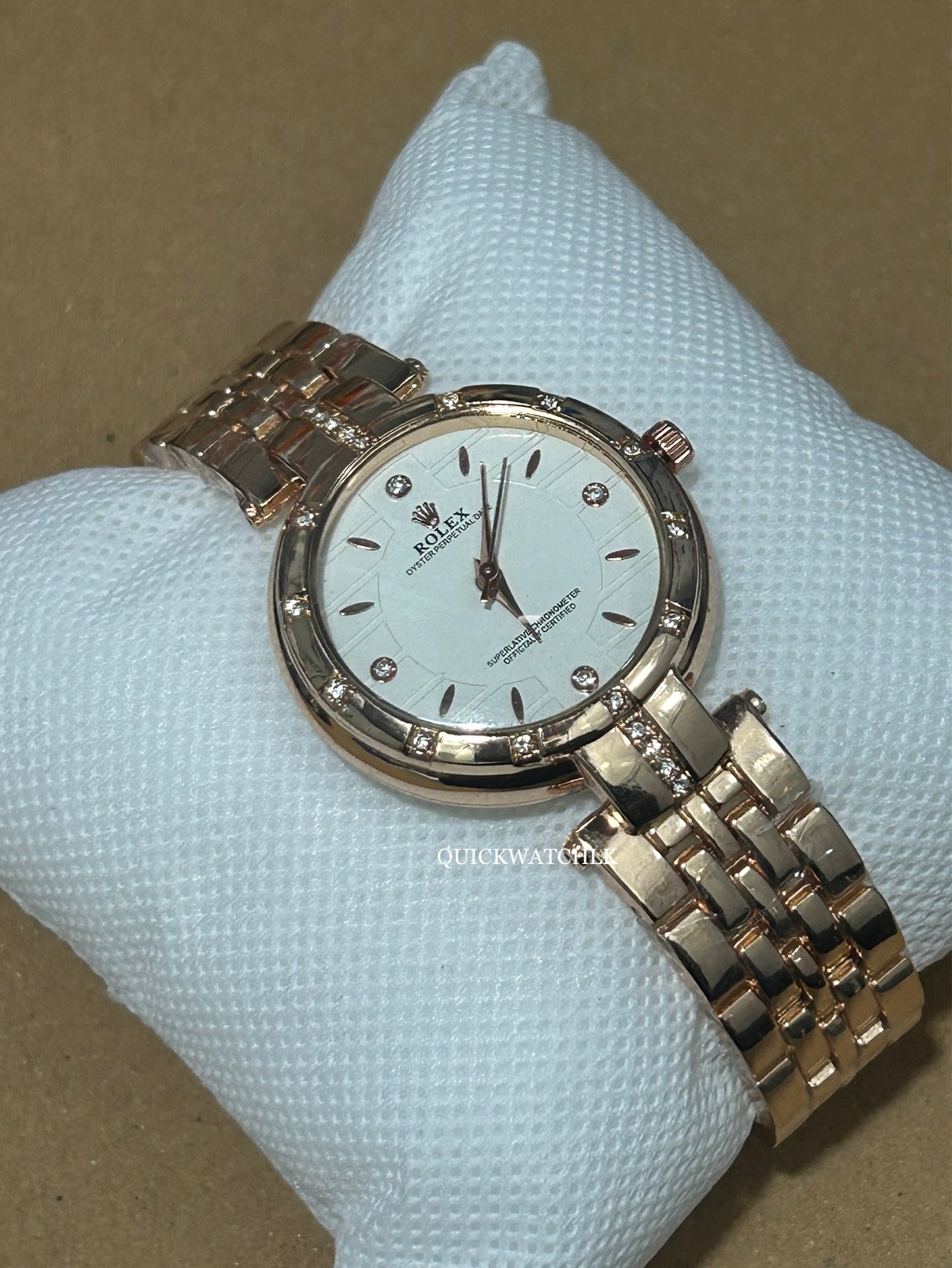Women’s Casual Rose Gold Rolex Watch