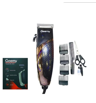 Geemy Hair Beard Trimmer Corded Professional Wired Cutter Complete Set For Men And Women Gm -1002 Direct Power