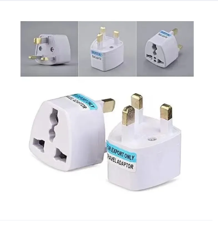 Universal Travel UK to Universal AC Power Plug Power Adapter Converter Outlet Home Travel Wall Plug 3 Pin Plug