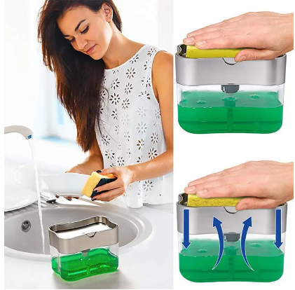 Soap Dispenser with Caddy