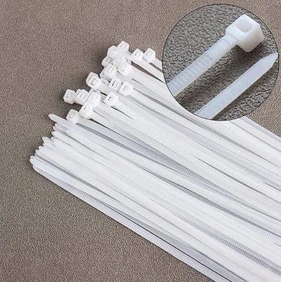 Cable Tie 2.5x100mm 100pcs White Plastic Wire Tie(kosmos brand)