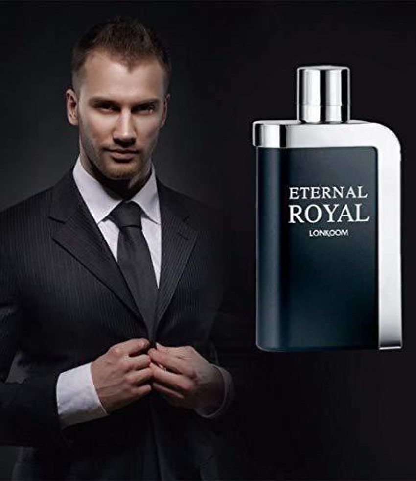 LONKOOM Men's Perfume ETERNAL ROYAL Oriental-Aromatic Scent Fragrance Eau De Toilette 100ml